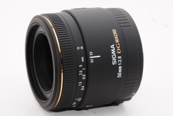 非常に良い】SIGMA 単焦点マクロレンズ MACRO 50mm F2.8 EX DG