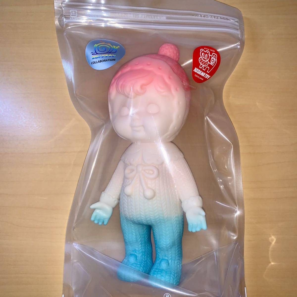 チャーミーちゃん しぇふ染め 児玉産業 TOY 茶色いブラウン ソフビ