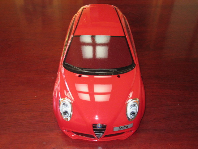 1/10タミヤ アルファロメオMiTo(ミト）スペアボディ（塗装済み