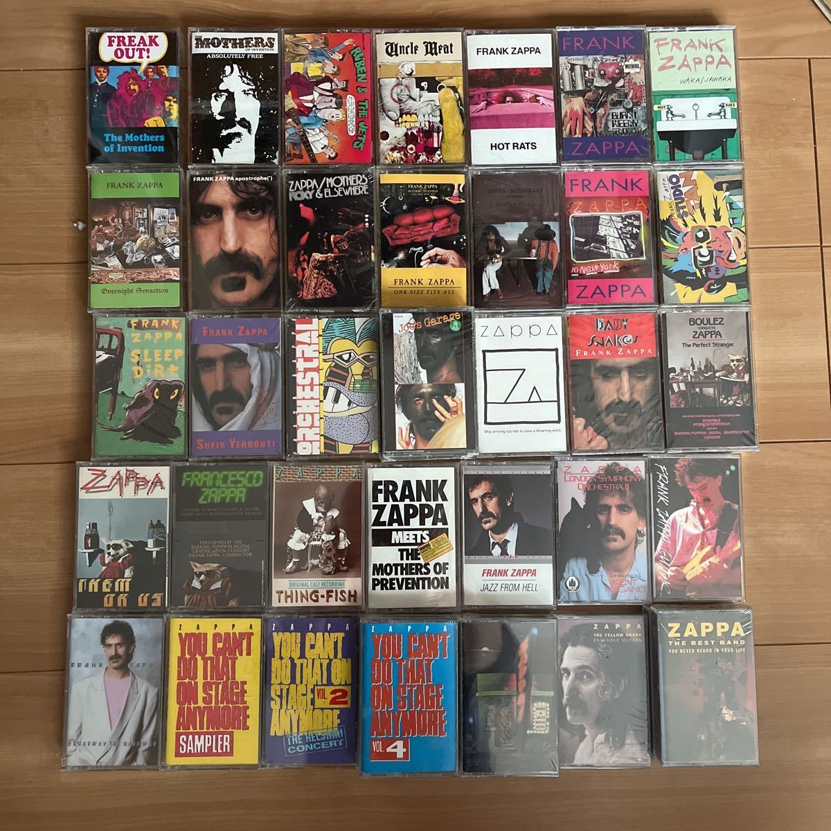 100%新品，送料無料 35種類39個 フランク ザッパ Frank Zapp カセットテープ(Frank Zappa)｜売買されたオークション情報、yahooの商品情報をアーカイブ公開 - オークファン F