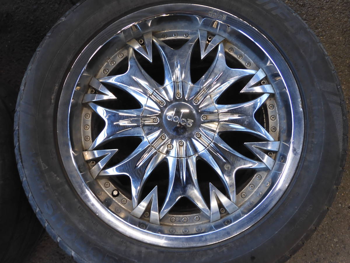 ドルチェ DC20 20×8.5j+35 265/50R20 ハイラックスサーフ プラド 185 