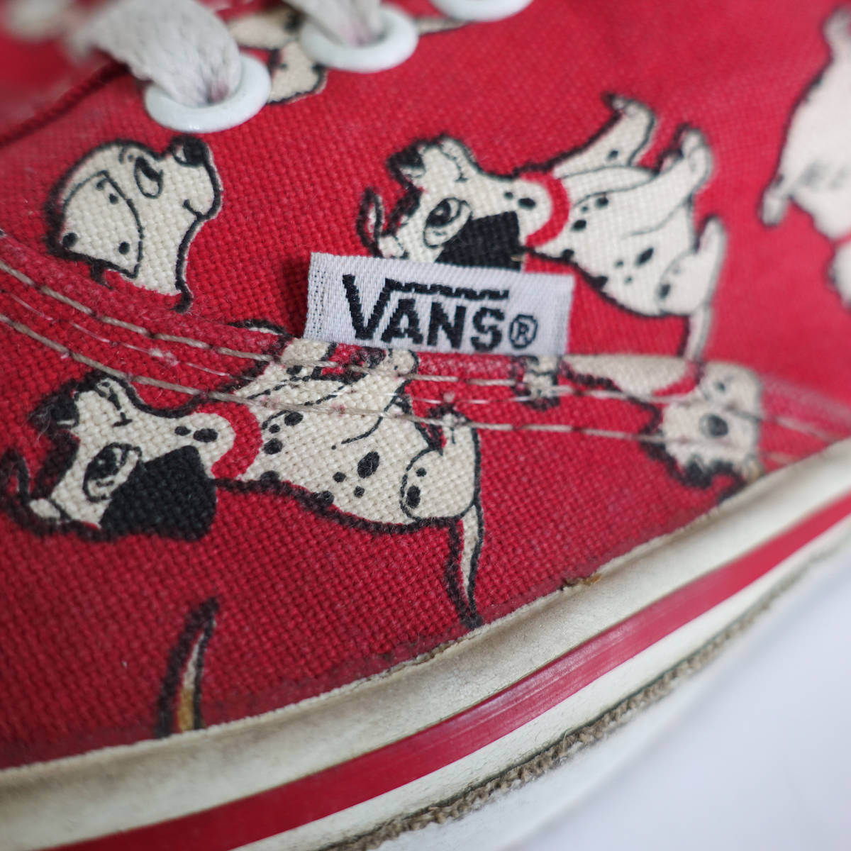 ジョニオ着同 ヴィンテージ VANS×ディズニー 101匹ワンちゃん 