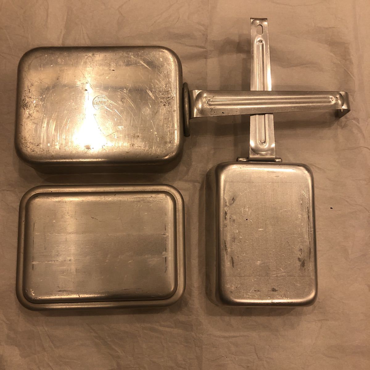 デッドストック新品フランス軍 M52メスキットクッカーセット 飯盒 ソロ