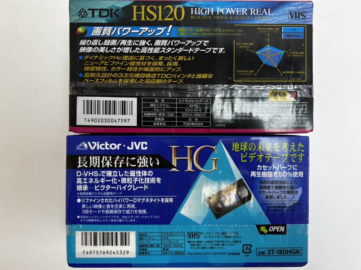 Victor TDK SONY Panasonicビデオテープ 録画用