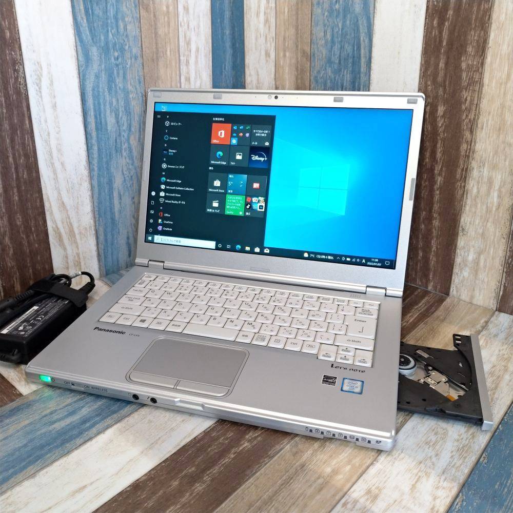 Windowsノート本体 14FHD Panasonic CF-LX5ADHVS I5 6300U DVD Panasonic Let's note CF-LX5ADHVS Core i5-6300U 2.4GHz 4GB 320GB