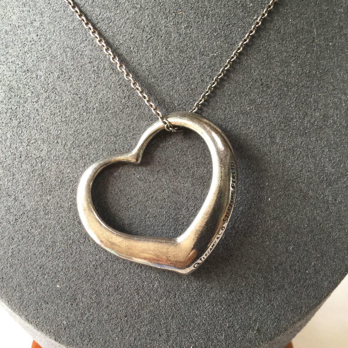 TIFFANY&Co ティファニー オープンハート STERLING PERETTI XLサイズ 