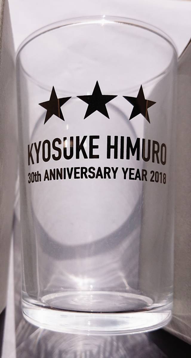 氷室京介 PJB 30th ANNIVERSARY YEAR 2018 ロゴグラス 未使用 KYOSUKE 