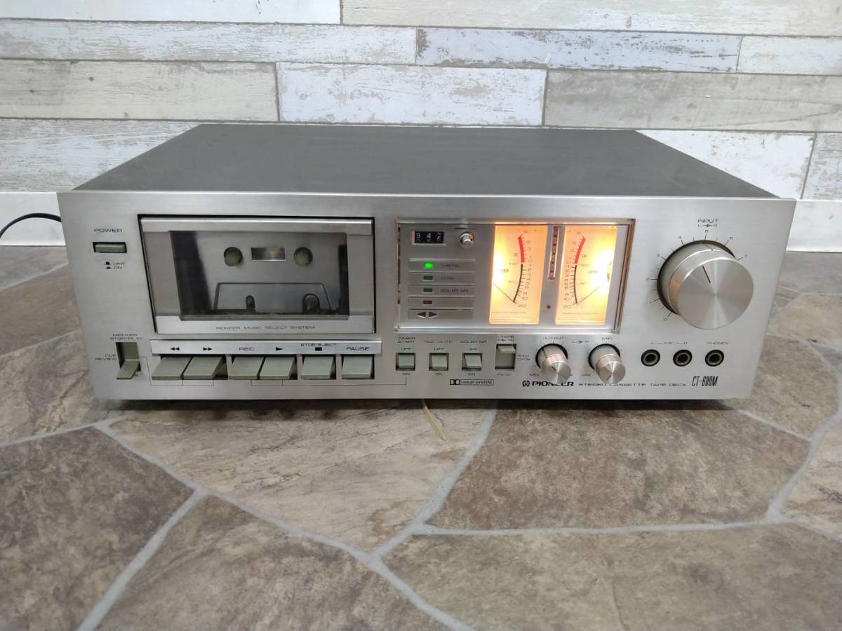 Pioneer パイオニア CT-600M ステレオ カセット テープデッキ 【公式通販】