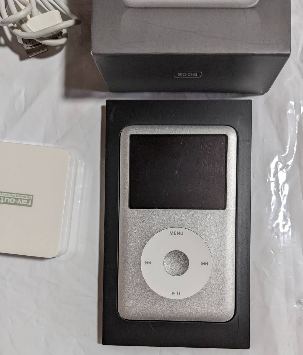 Apple】1円スタート！ジャンク！ iPod classic 80GB シルバー