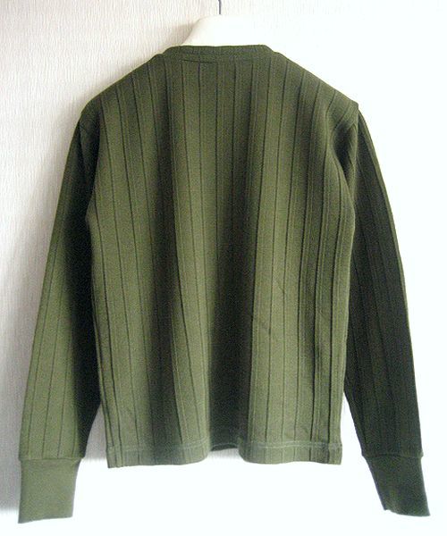 美品 ATLAST&CO BUTCHER PRODUCTS RIB KNIT Vネック リブニット 40 AT 