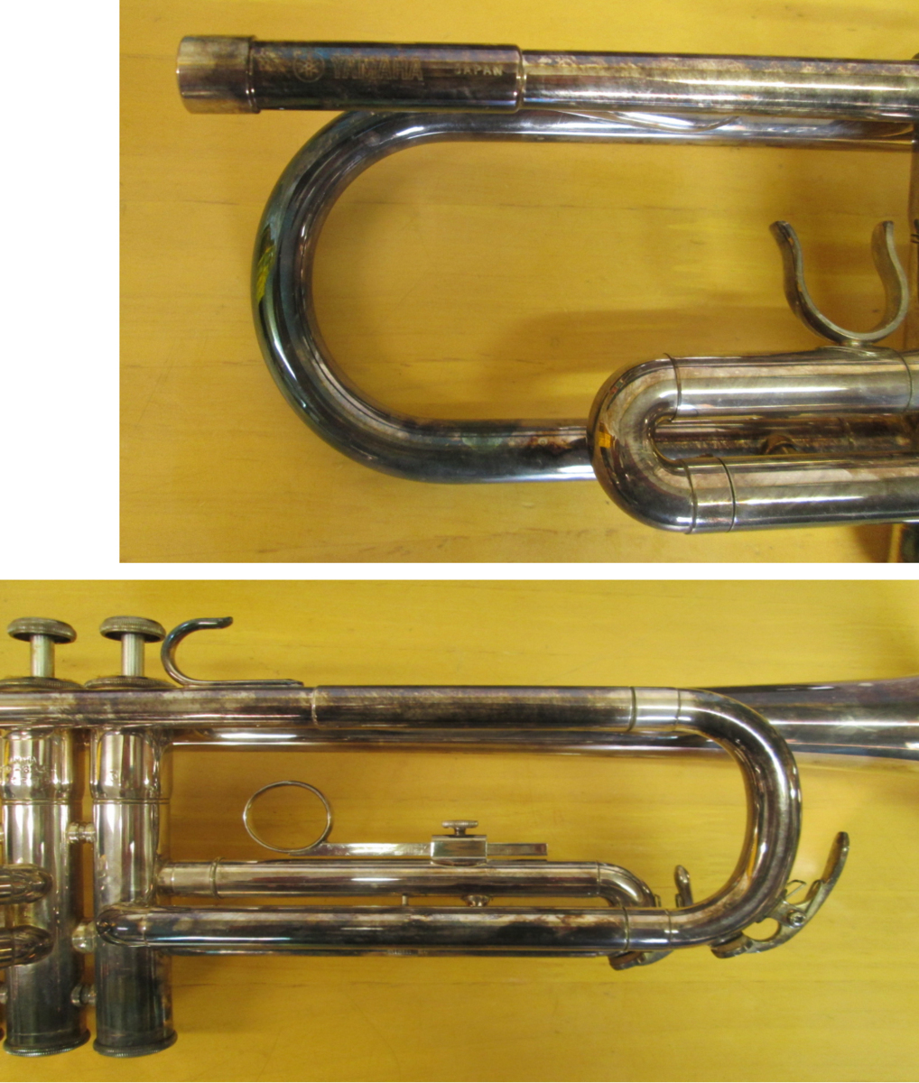 中古 現状品 傷汚れ有り】YAMAHA YTR-334S トランペット 動作未確認