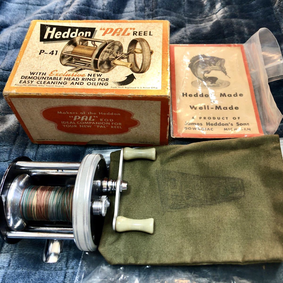 Heddon PaL P-41 ベイトリール Heddon Pal P41ブラックビンテージ