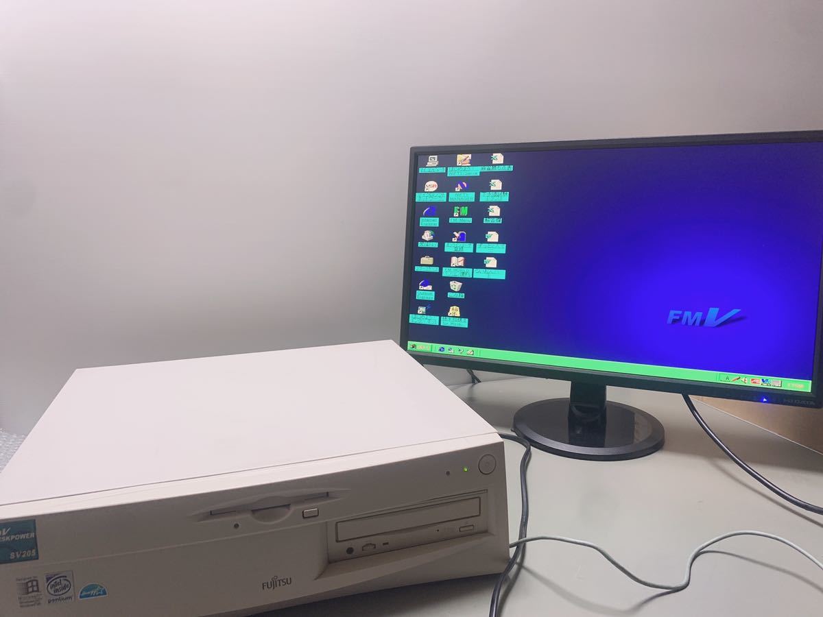Windowsデスクトップ FUJITSU FMV-DESKPOWER SV205 Windows95 Yahoo!オークション - (E03)FUJITSU FMV DESKPOWER SV205 Windows 95