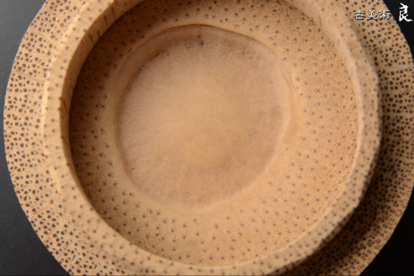 黒田正玄 而妙斎 書付 花押 竹 立鼓 蓋置 共箱 茶道具