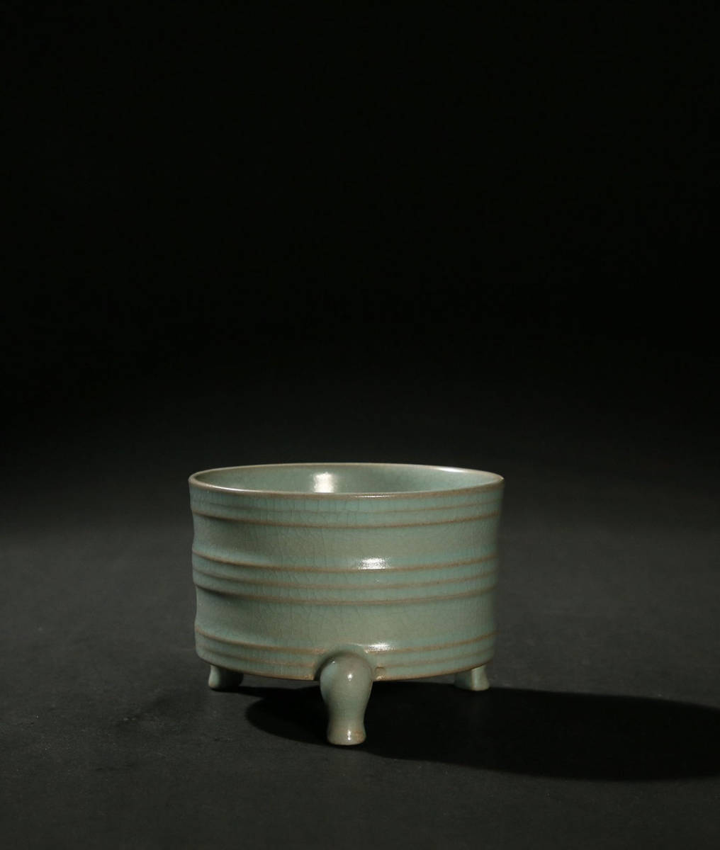 汝窯 - VR841☆極上珍品☆北宋 三足奩 古陶磁器 公式通販 Yahoo
