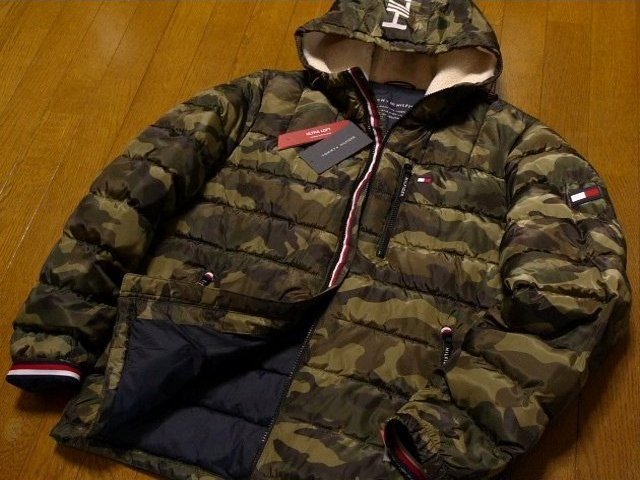 M(US)L位 新品超希少 トミーヒルフィガーUSA限定ULTRA LOFT 極暖  