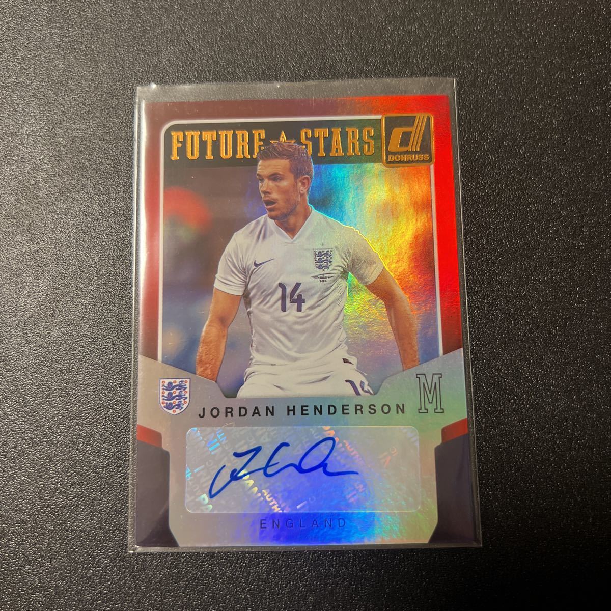 Jordan Henderson 2015 Panini Donruss Future Stars Auto 直筆サイン