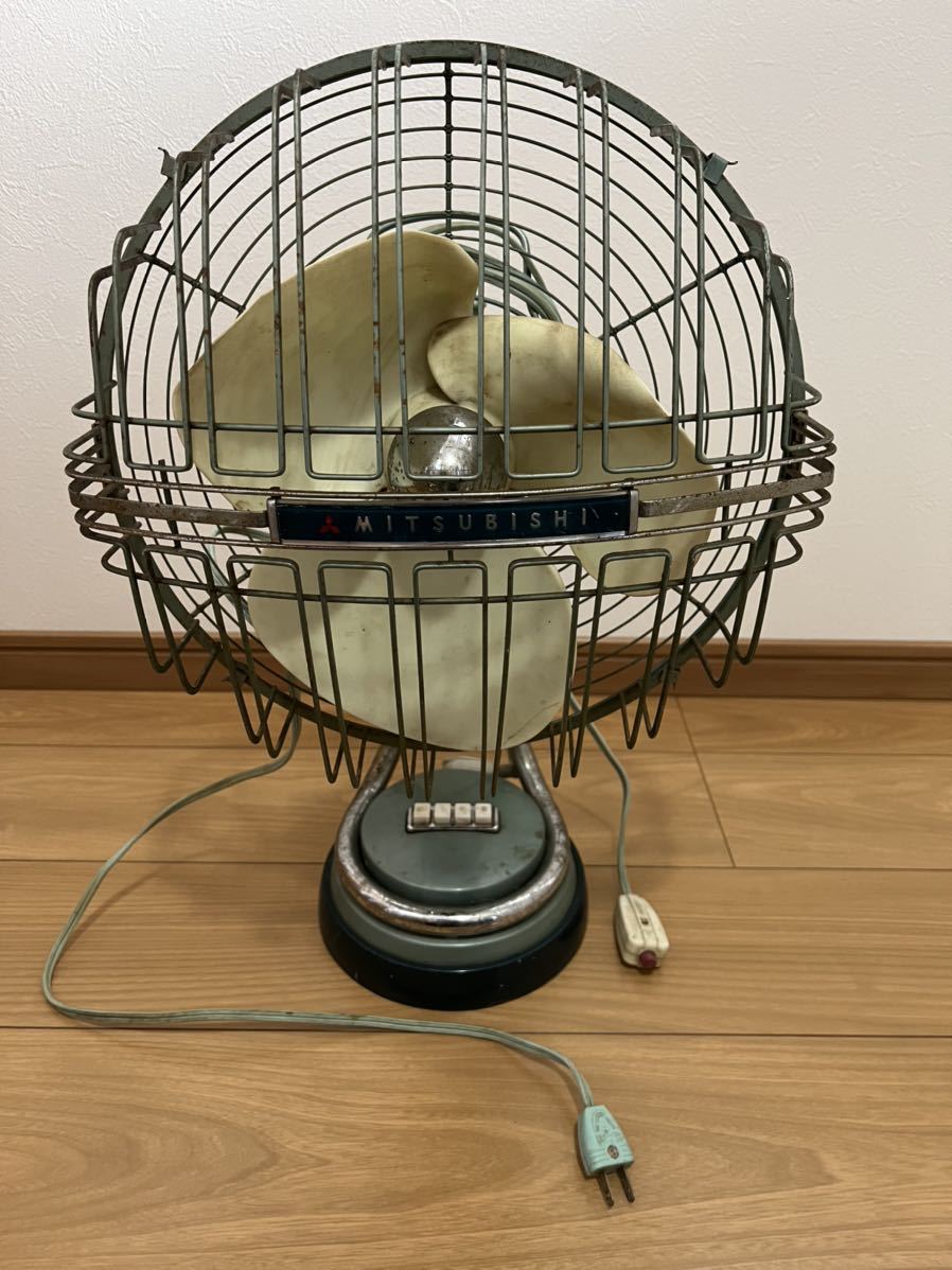 MITSUBISHI 三菱 DM-12LC 扇風機 高級扇 アンティーク 昭和 
