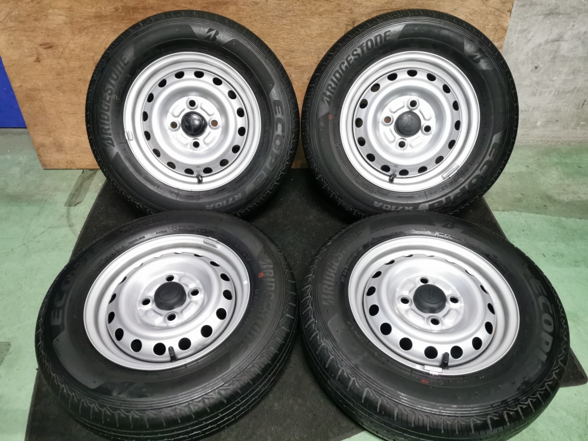 ☆ タイヤ ホイール 4本 ダイハツ 純正 ハイゼット S331V 12x4J 100 4H