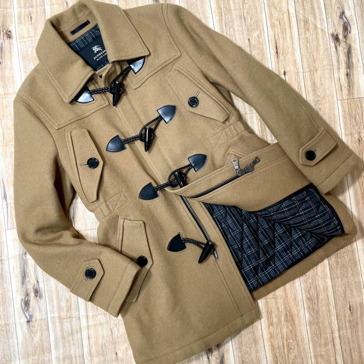 バーバリーブラックレーベル BLACK BURBERRY ダッフルコート 美品 