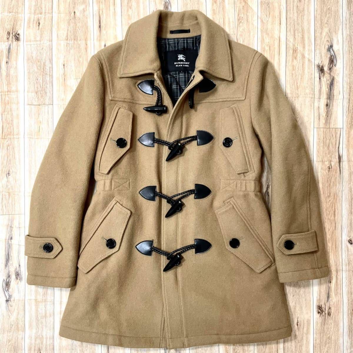バーバリーブラックレーベル BLACK BURBERRY ダッフルコート 美品