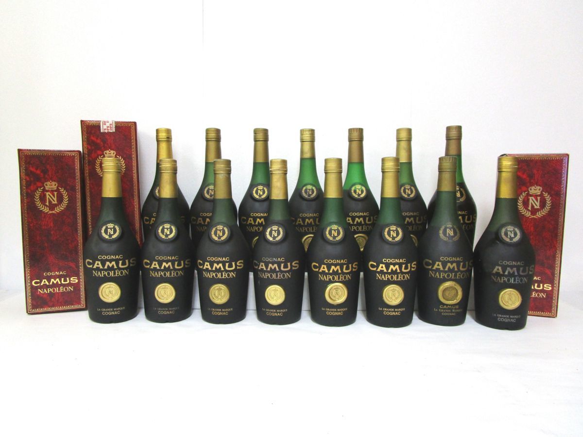 古酒 未開栓 15本セット CAMUS カミュ NAPOLEON ナポレオン GRANDE