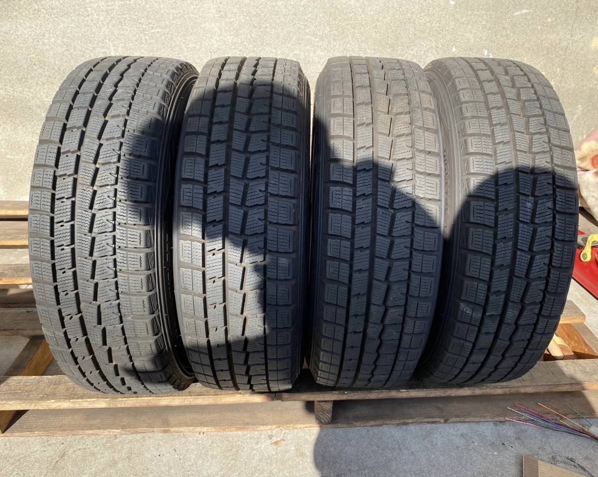 175/65R15 15インチ 6J +45 PCD100 4H 73mm ダンロップ アルミホイール 