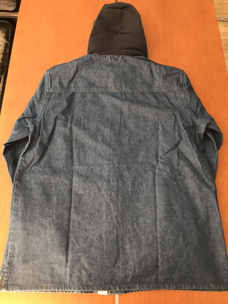 DESCENDANT SPICOLI HOODED デニム フード シャツ