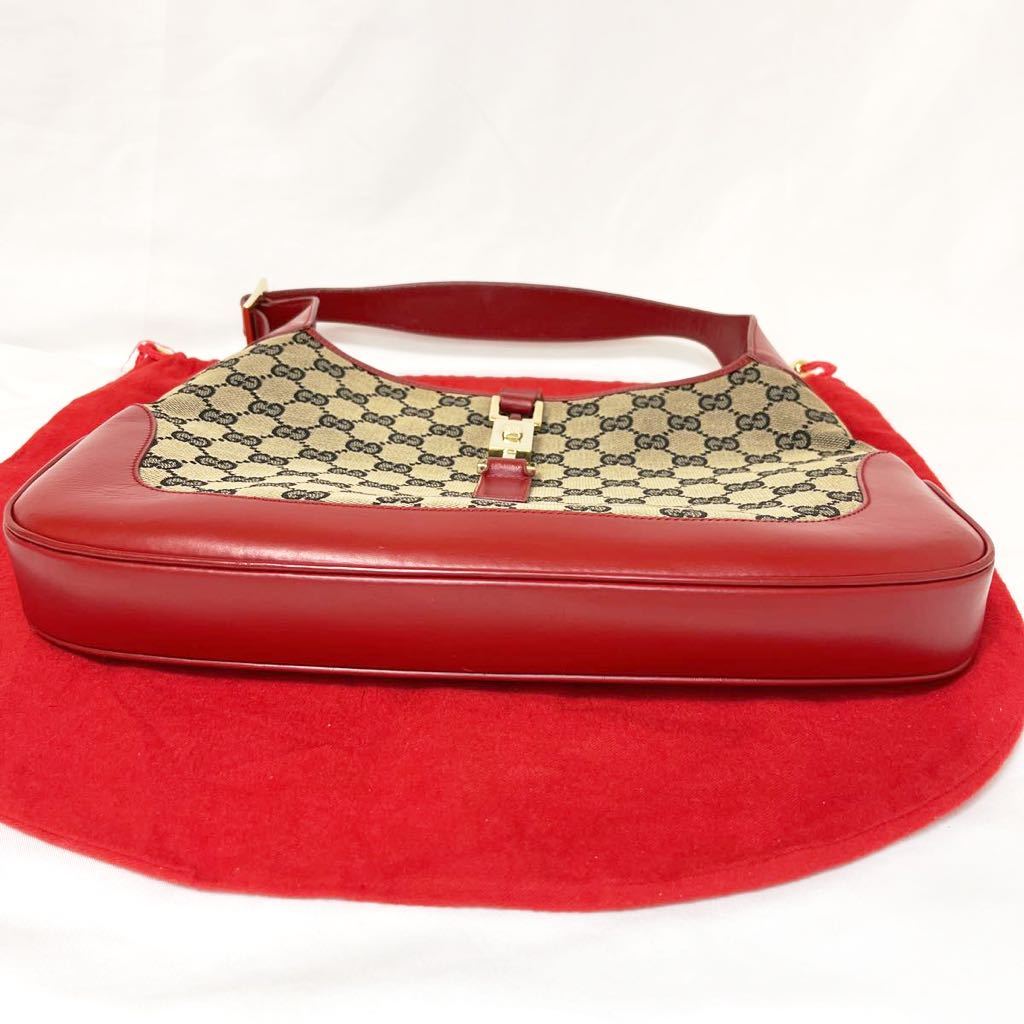 □ 1円 スタート □ 極美品 GUCCI グッチ ジャッキー GG柄 キャンバス