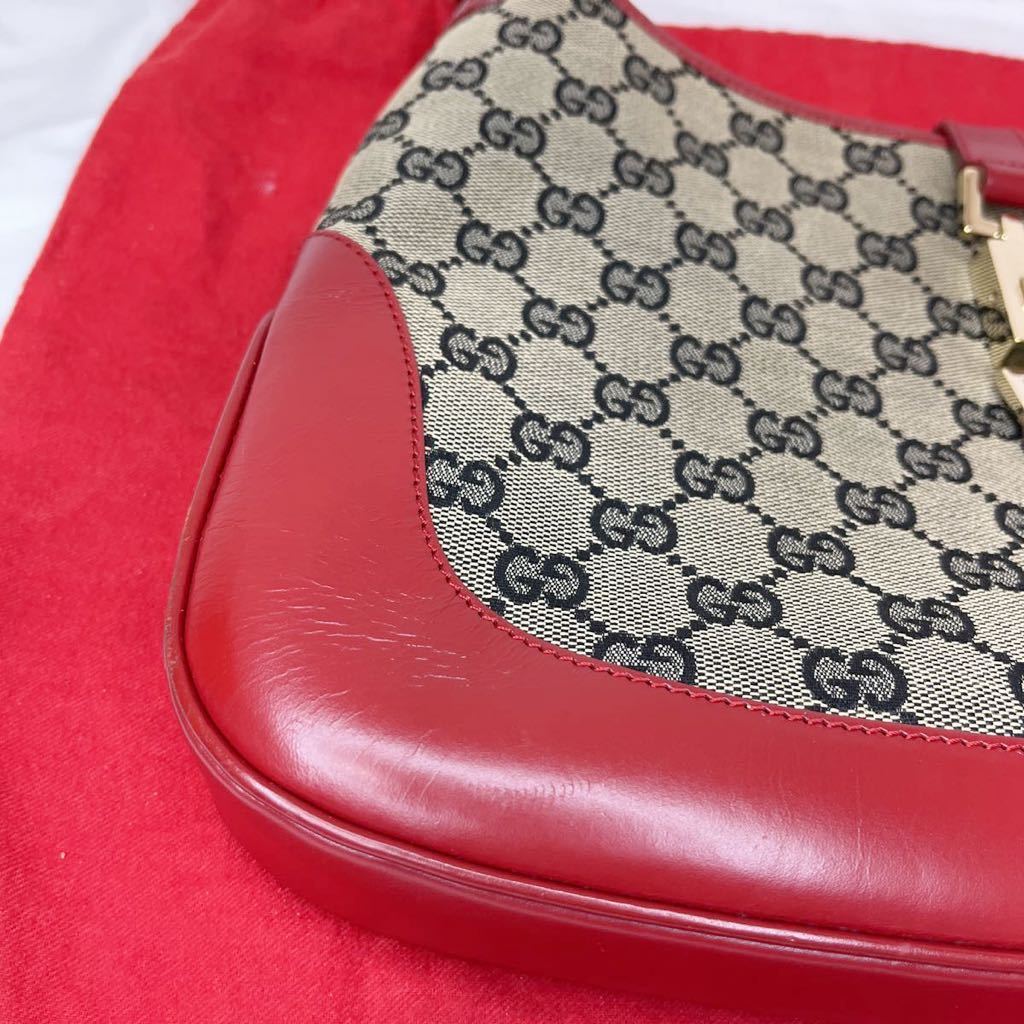 □ 1円 スタート □ 極美品 GUCCI グッチ ジャッキー GG柄