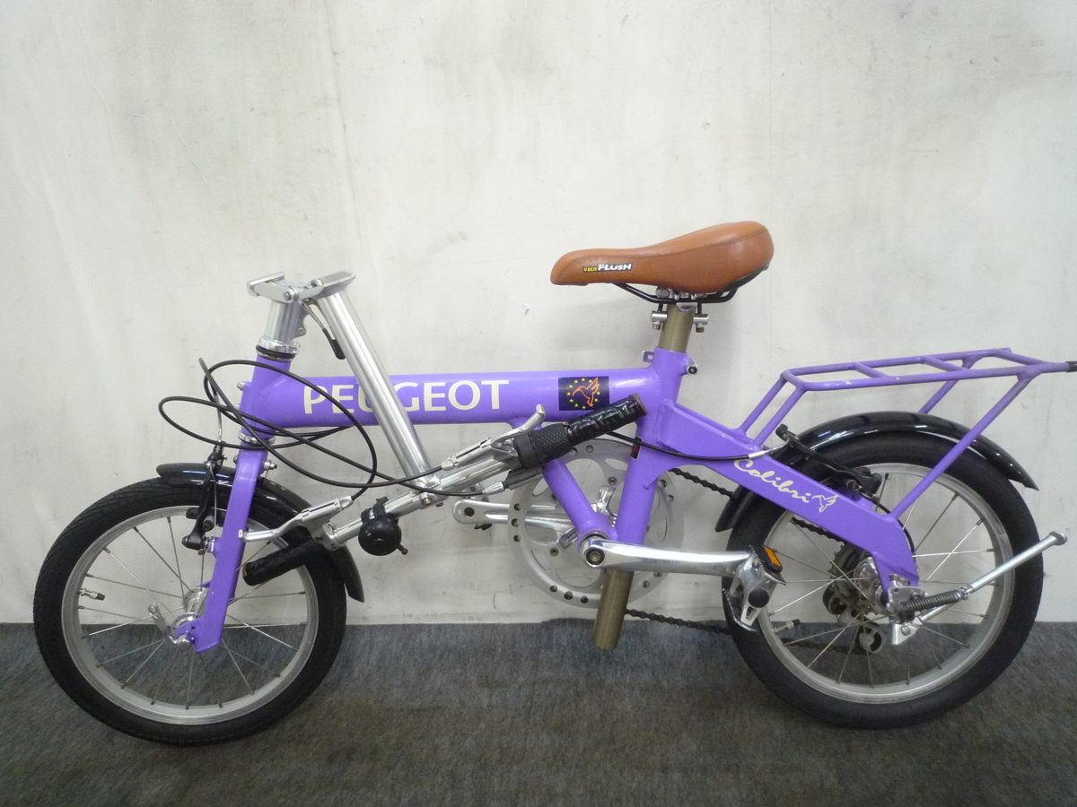 折り畳み自転車 16インチ プジョー コリブリ 7005 アルミフレーム 7段 