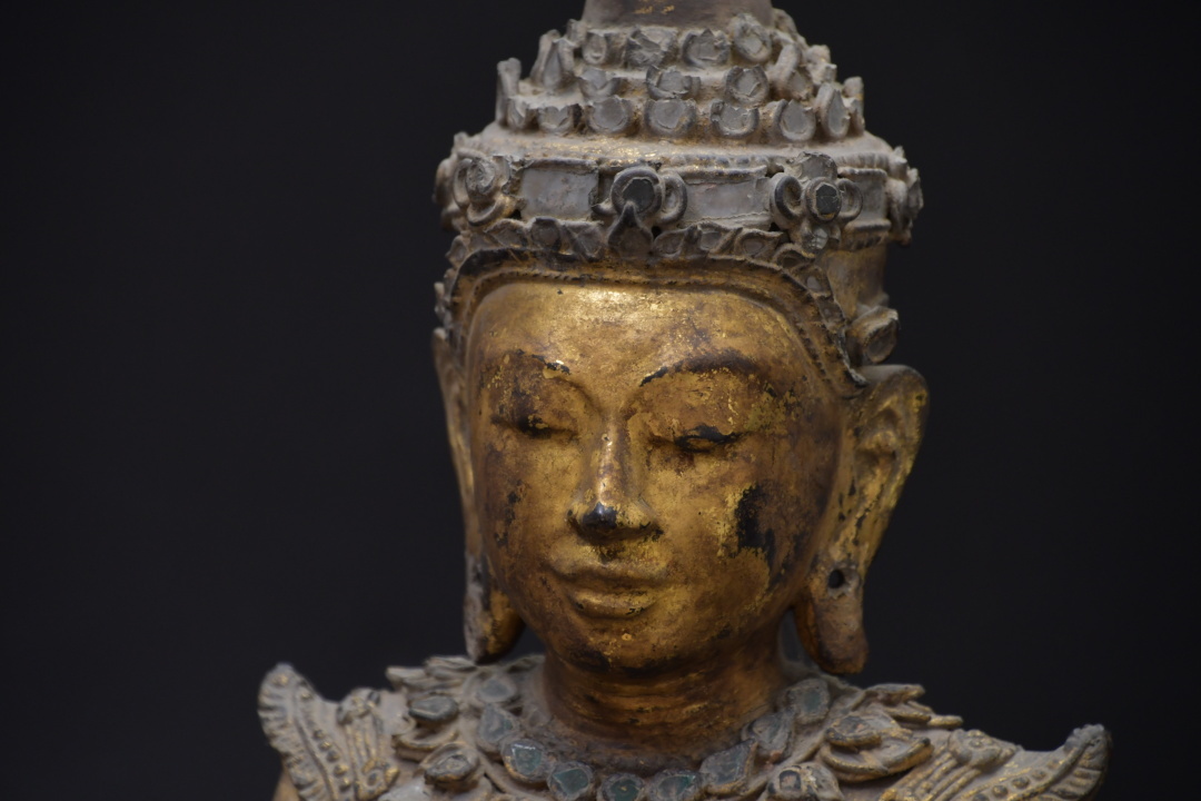 529 タイ 仏像 19世紀頃 ラタナコーシン朝時代○木彫 仏教 仏教美術