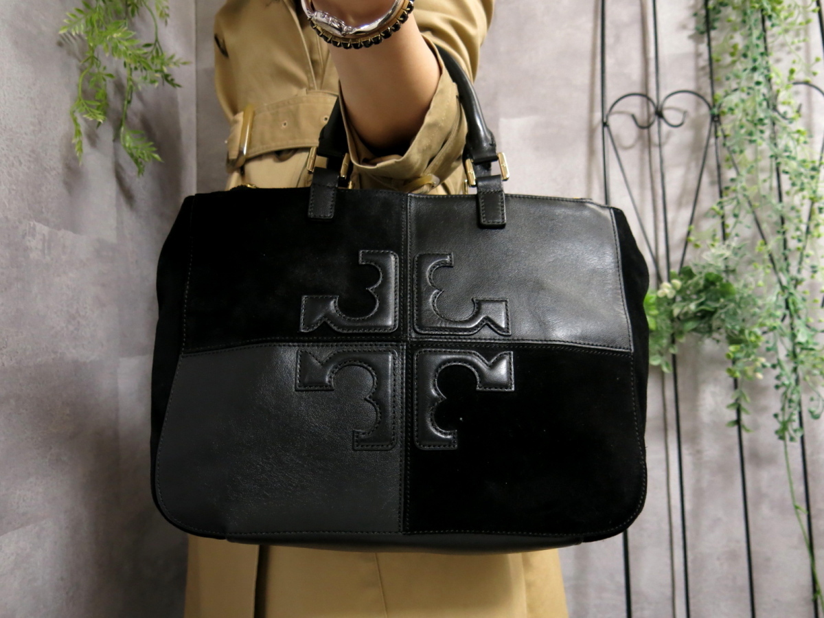 ○超美品○TORY BURCH トリーバーチ○ナタリー サッチェル○スエード 