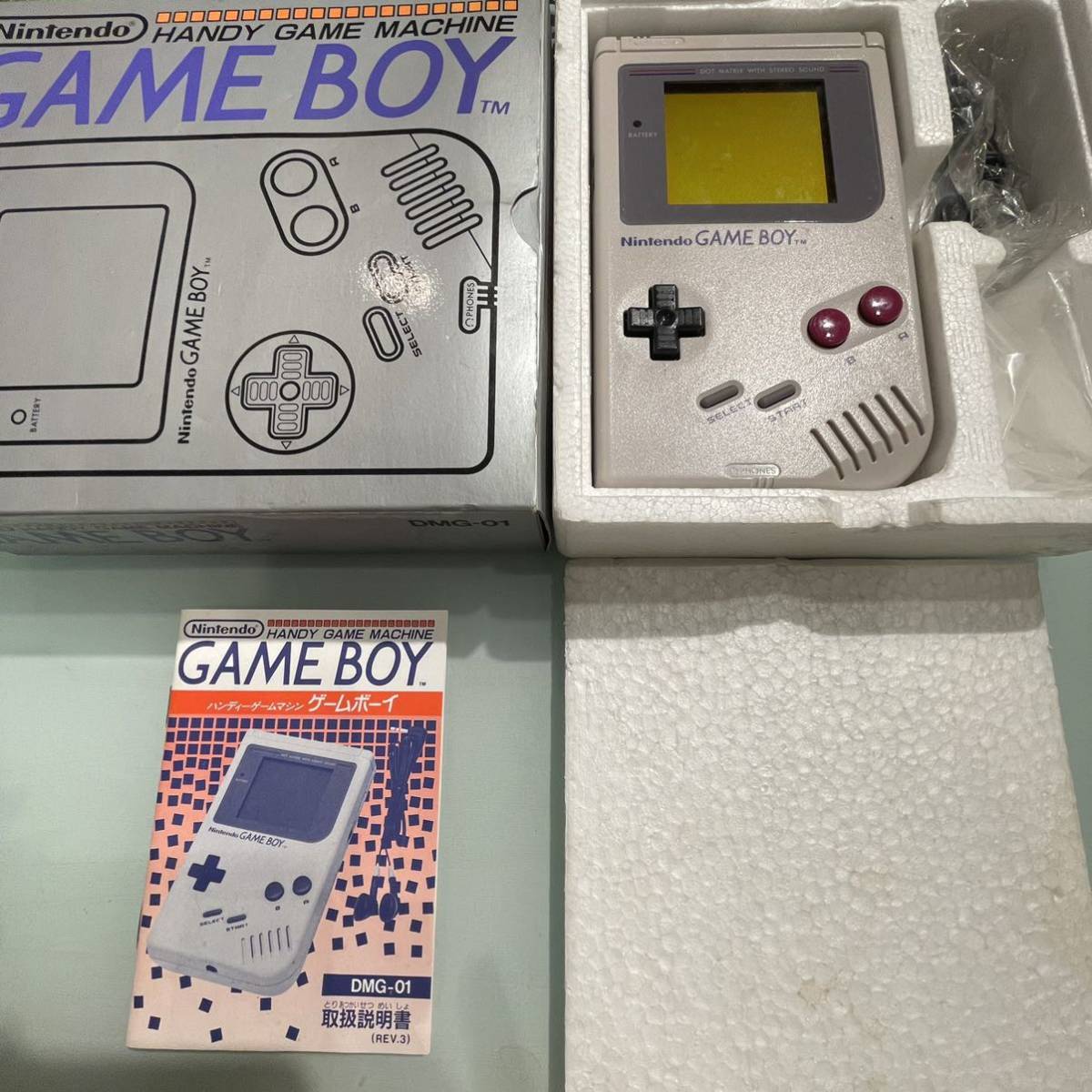 任天堂 取扱説明書 イヤホン GAMEBOY 初代ゲームボーイ ジャンク(本体 