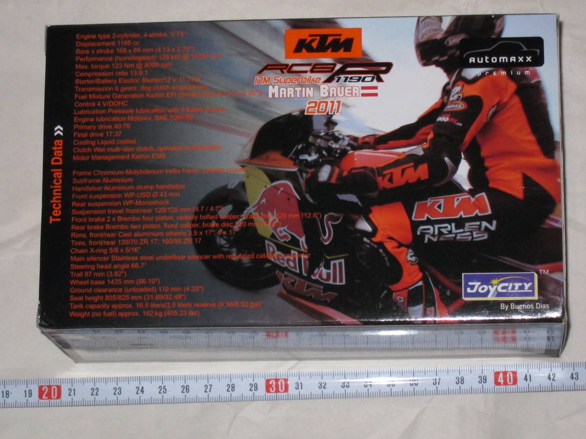 スカイネット AUTOMAXX 1:12 1/12完成品バイクシリーズ 2011 KTM