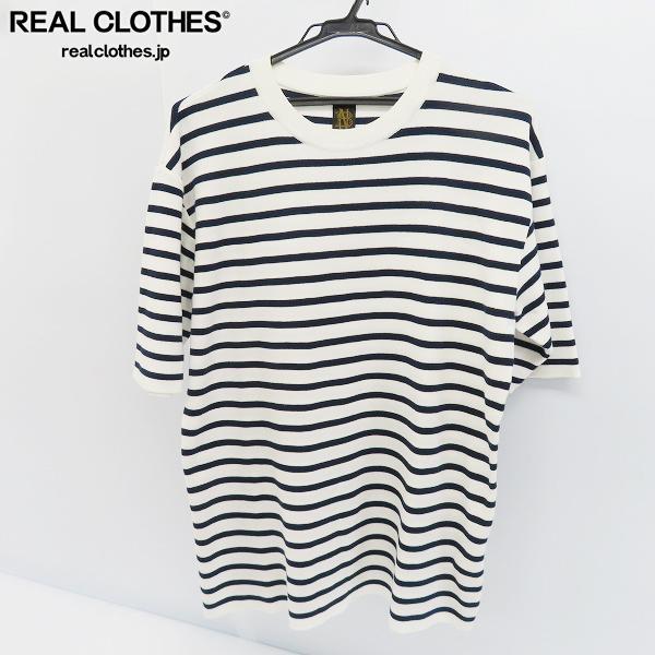 ☆BATONER/バトナー SHIPS別注 スムースボーダーニットTシャツ 19SS BN 