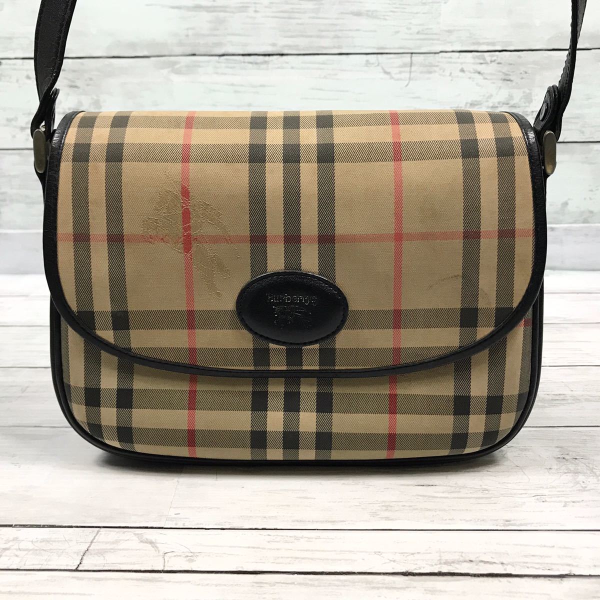 O1940【Burberrys】ショルダーバッグ ノバチェック ヴィンテージ 
