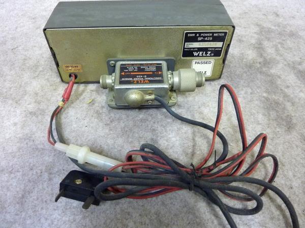 WELZ SWR & POWER METER SP-425 ＋ S-425 元箱付き ◇ 美品 140-525MHz