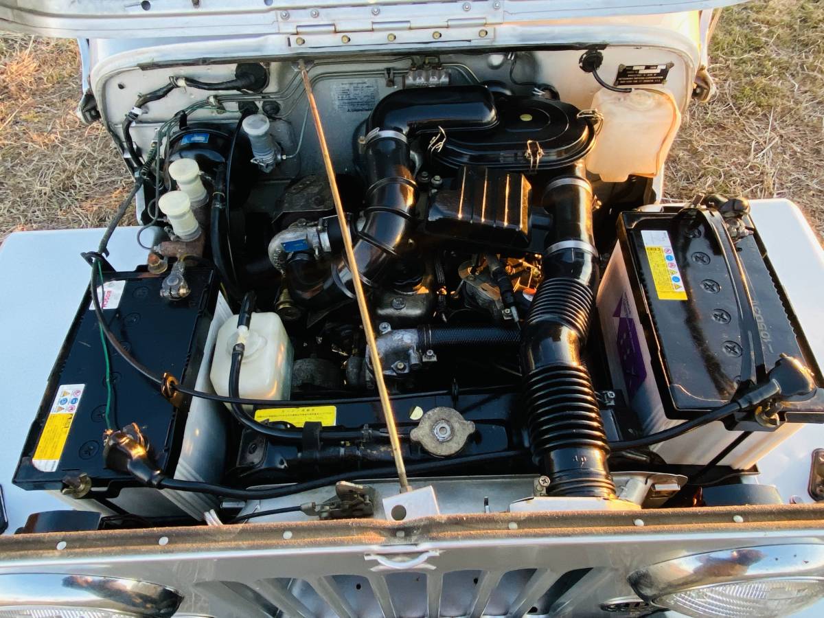 J53 ディーゼルターボ 走行距離8万km!! 三菱ジープ /ウィンチ付き 