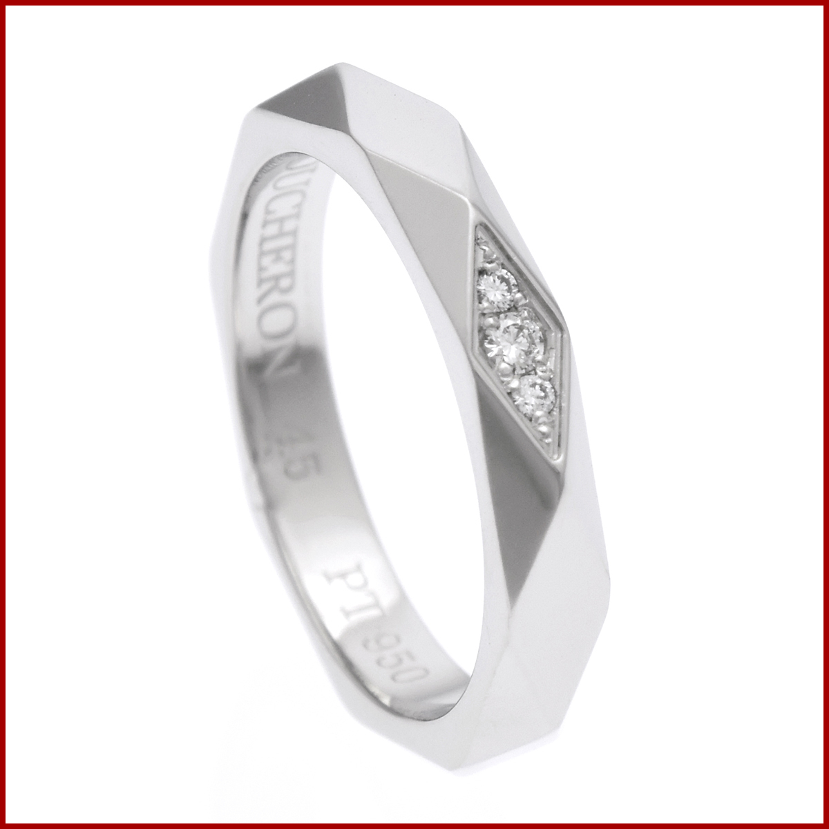 新品仕上済み】 BOUCHERON ブシュロン Pt950 クルド・パリ・リング 22 