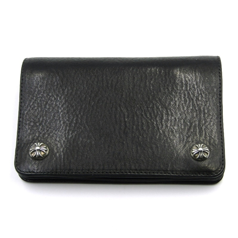 美品 CHROME HEARTS クロムハーツ 二つ折り財布 2ZIP WALLET 2ジップ