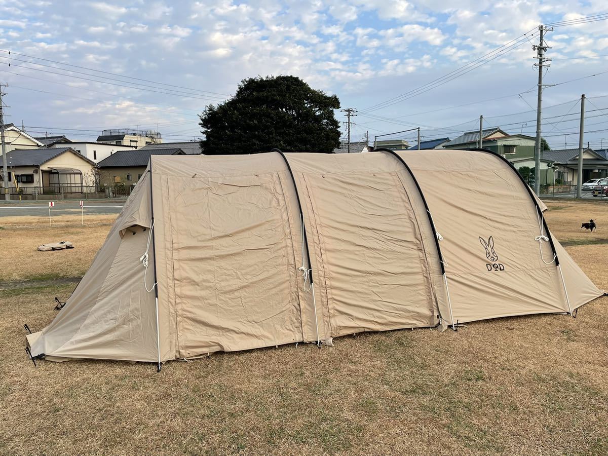 DOD 販売終了カマボコテント2（ベージュ） T5-489 カマボコテント3M 