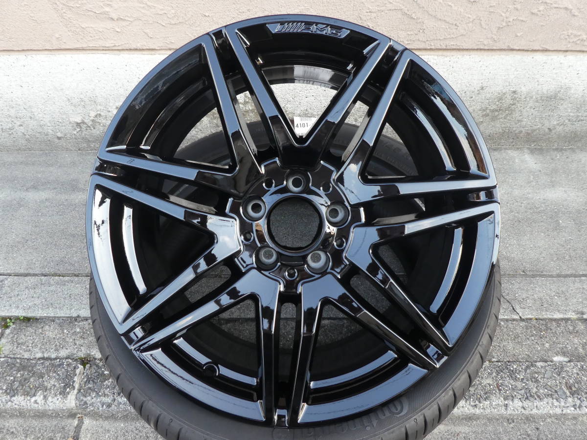 【美品】ベンツ Vクラス AMGライン 純正 19インチ タイヤホイール4本 ベンツ W447 Vクラス AMGライン 純正19インチ アルミホイール ブラック