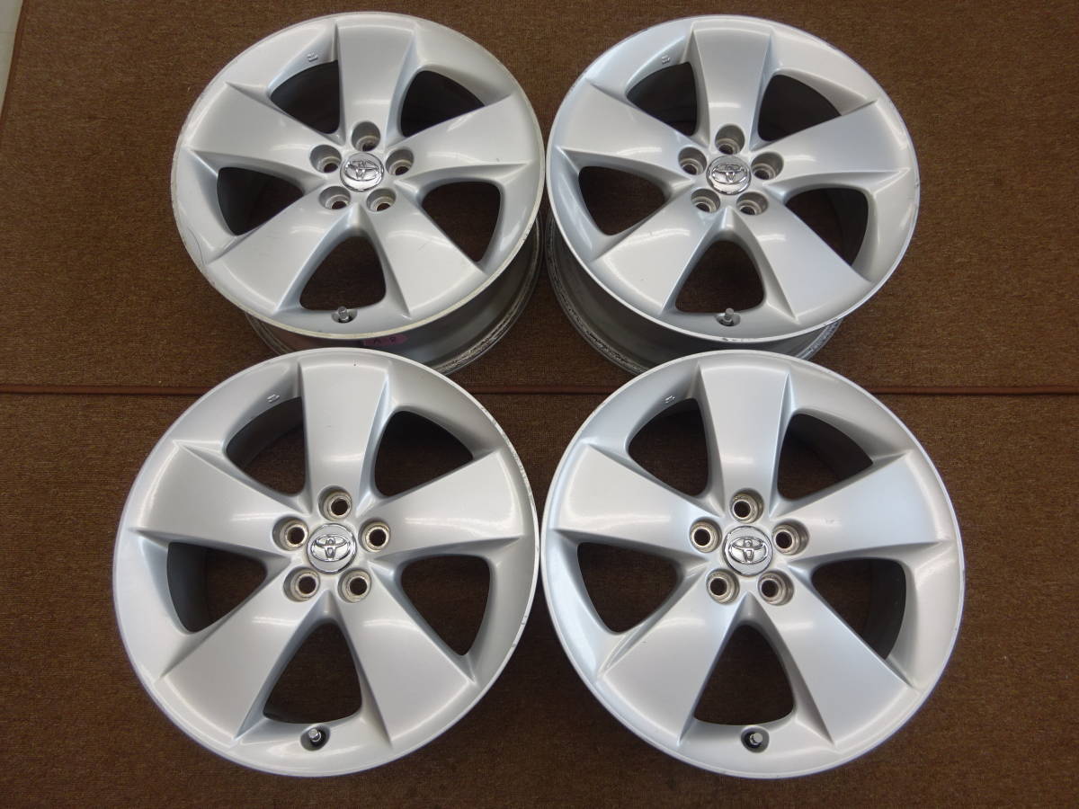 A-8 トヨタ 30 プリウス 純正 17×7J ET50 PCD100 5H 4本 人気商品