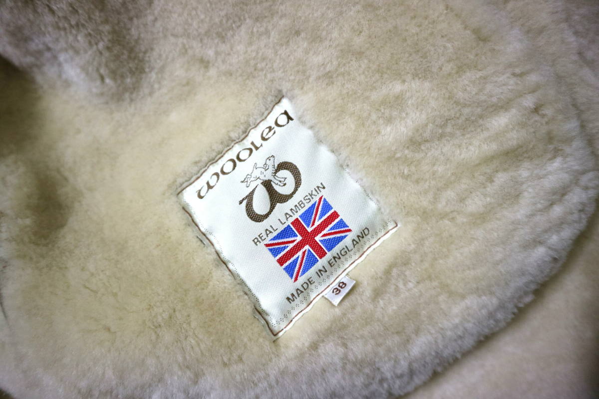 訳あり（ややあたり）/秀逸ムートン！◇英国製 Woolea ウーリア