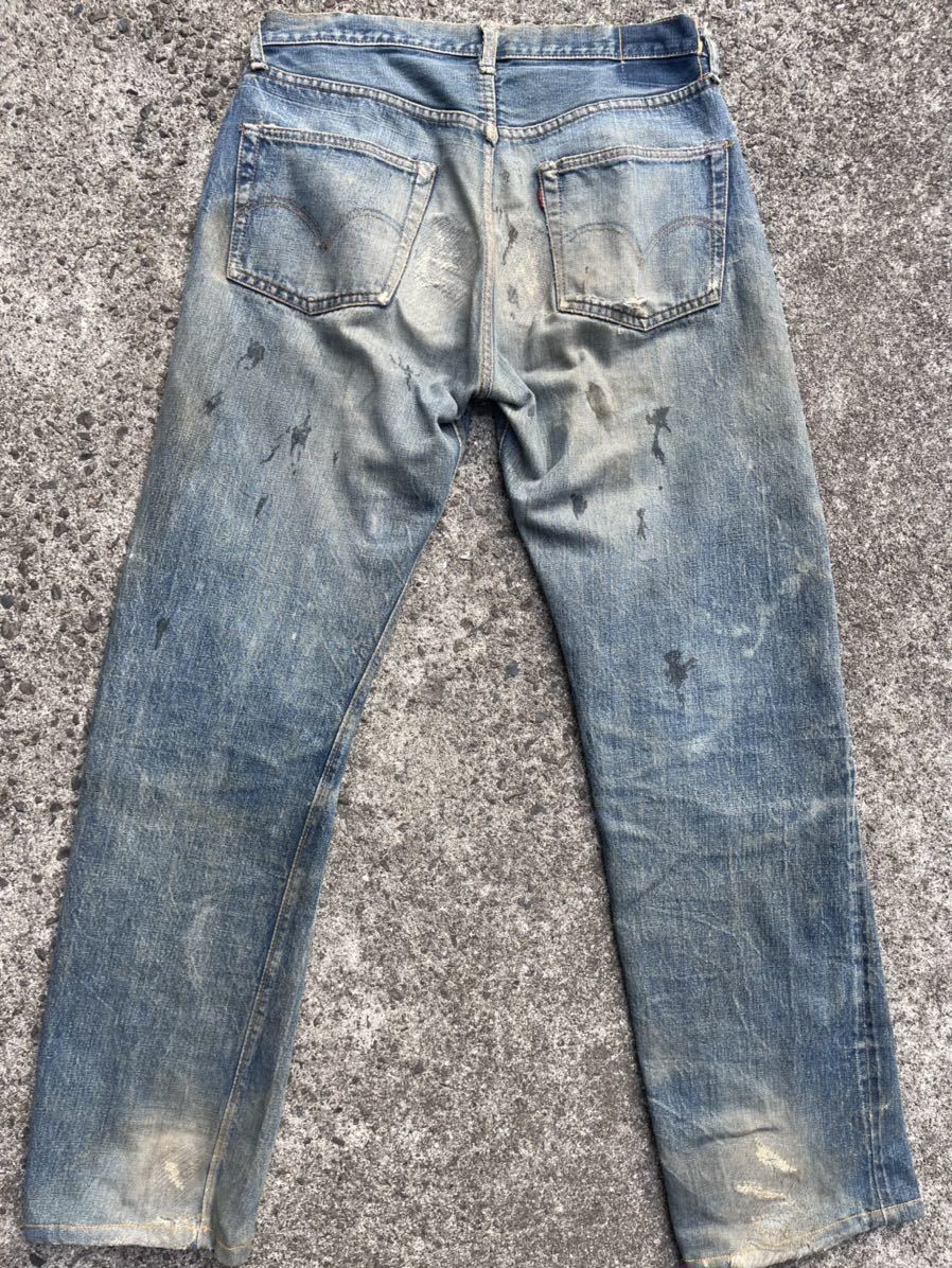 60年代 Vintage Levi's 501 ビッグE 足長R ボタン裏16 Vステッチ ビンテージリーバイス 前期ビッグE タイプ TYPE