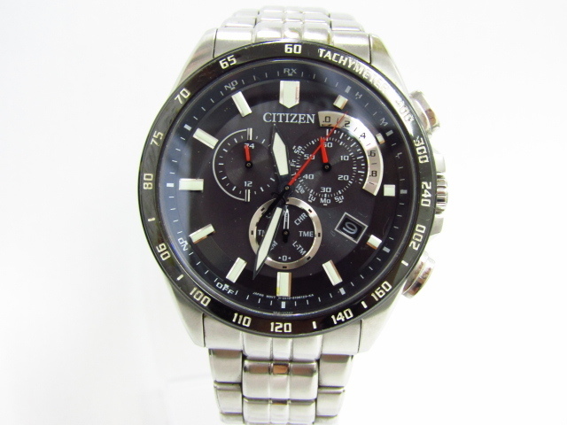 新品電池 希少 CITIZEN チタン 150m防水 黒文字盤 ヴィンテージ