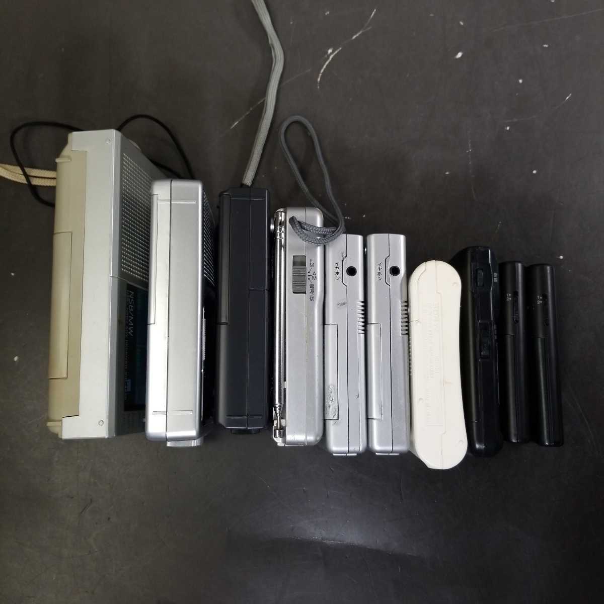 同梱NG□578□ラジオ 10台セット SONY ICR-N10R ICR-N1 ICF-