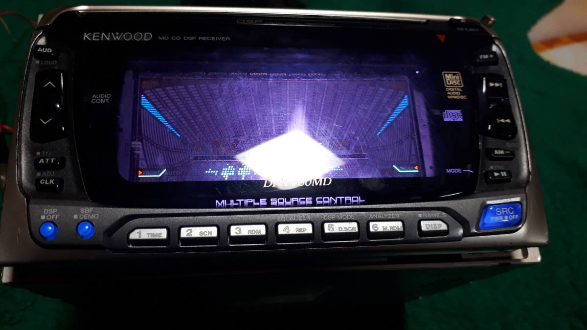 KENWOOD 当時物 カーステ 旧車 オーディオ CD/MDデッキ ケンウッド DPX 