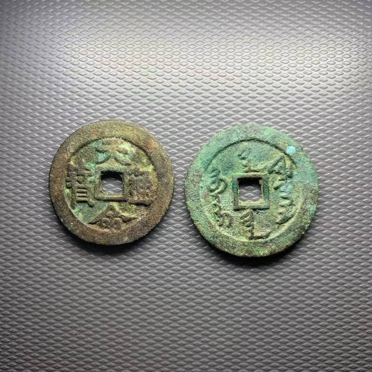 中国絵銭 - 風花雪月 エロ銭 （B3196）大型古銭 野崎コイン （76－M